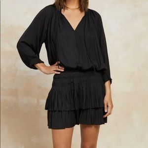 Aurelie Pleated Mini Dress